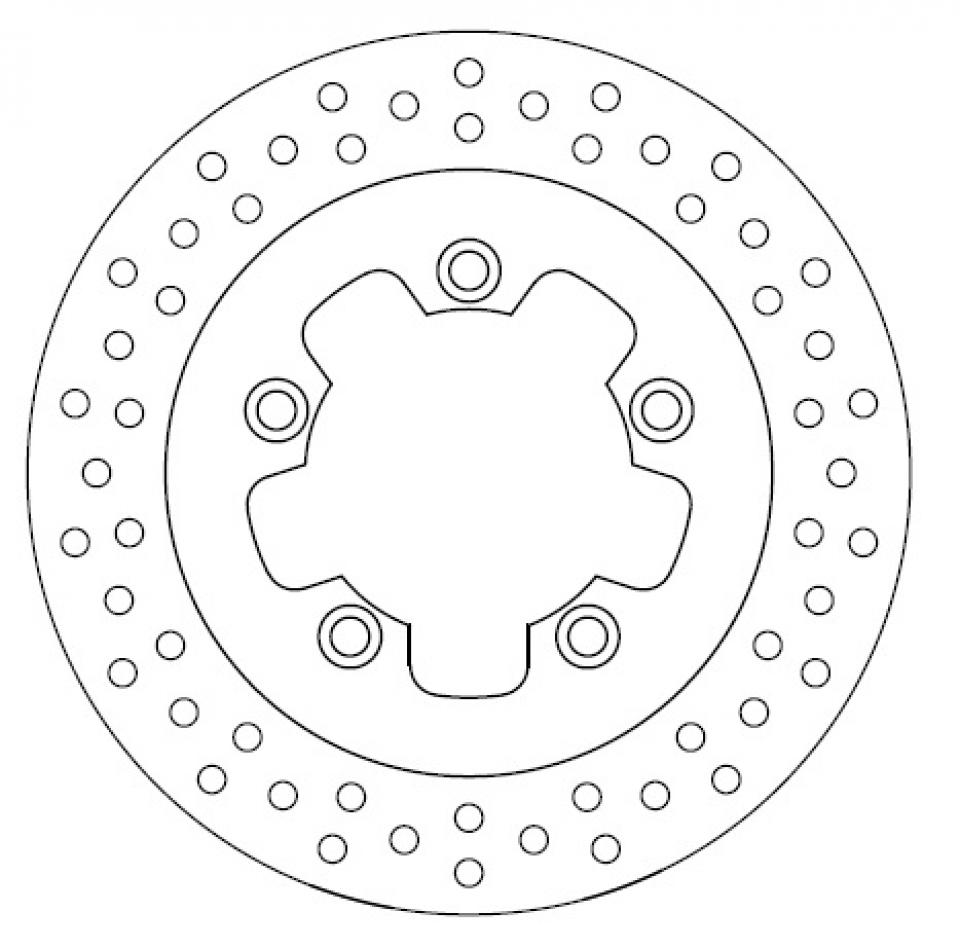 Disque de frein Ferodo pour Moto Suzuki 650 Gsf Bandit S Abs 2005 à 2016 AR Neuf