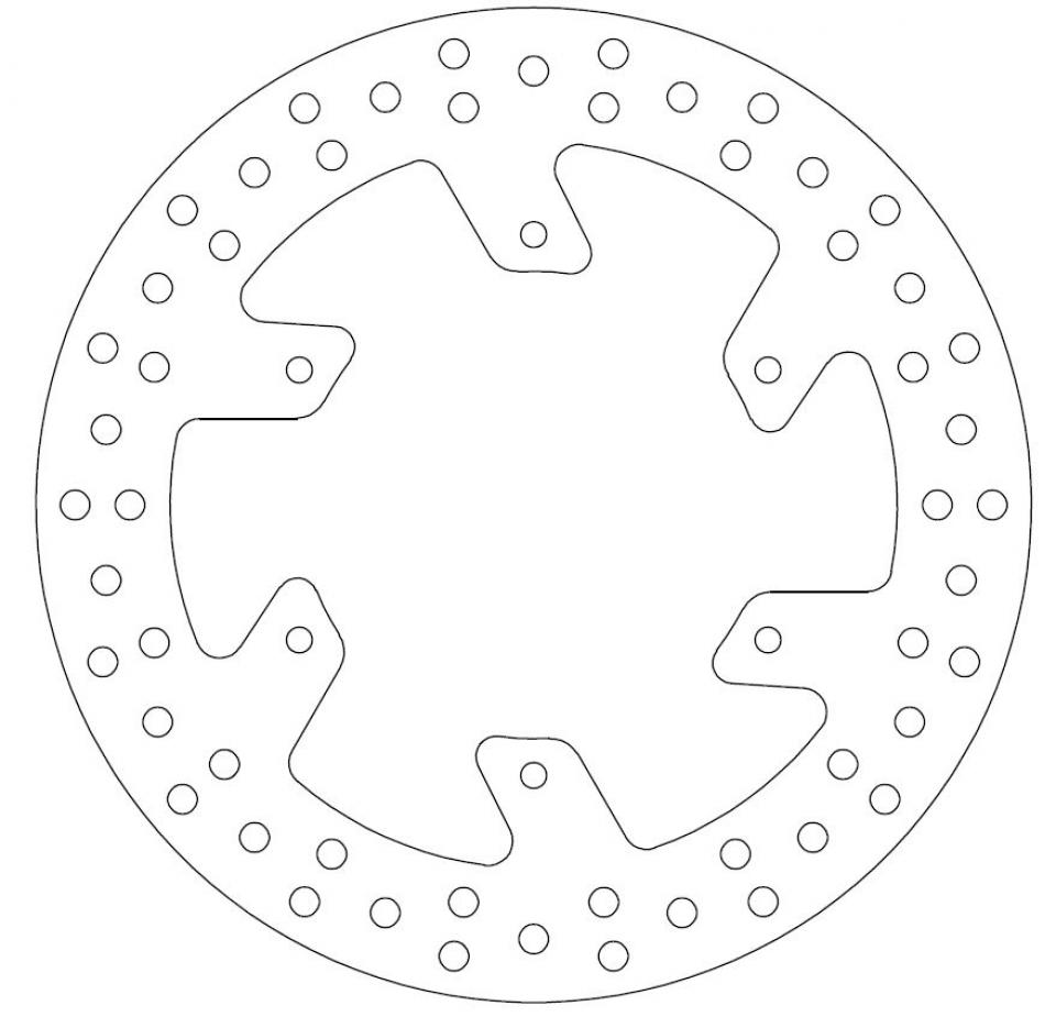 Disque de frein Ferodo pour Moto Yamaha 500 Rd Lc 1984 à 1986 AR Neuf