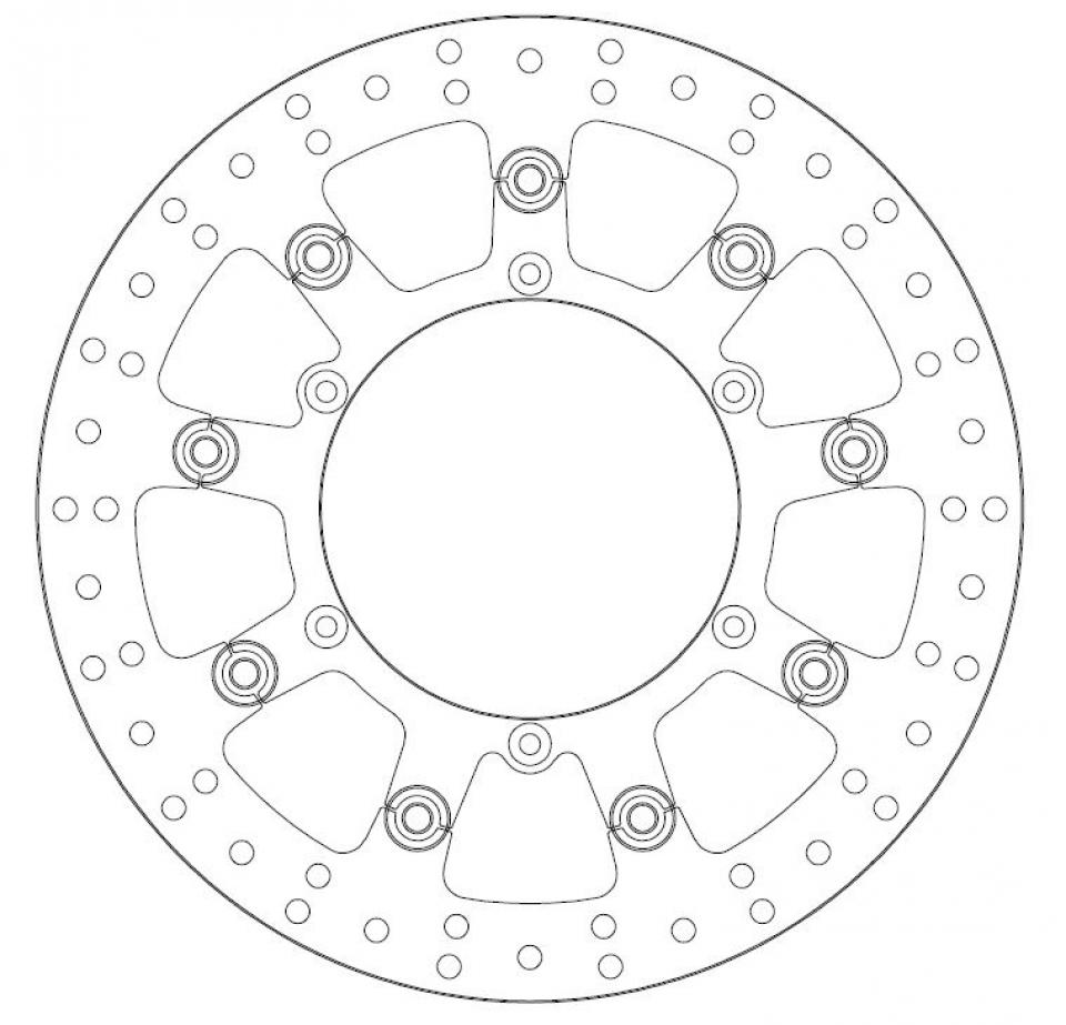 Disque de frein Ferodo pour Moto KTM 640 Lc4-E 2000 à 2006 AV Neuf