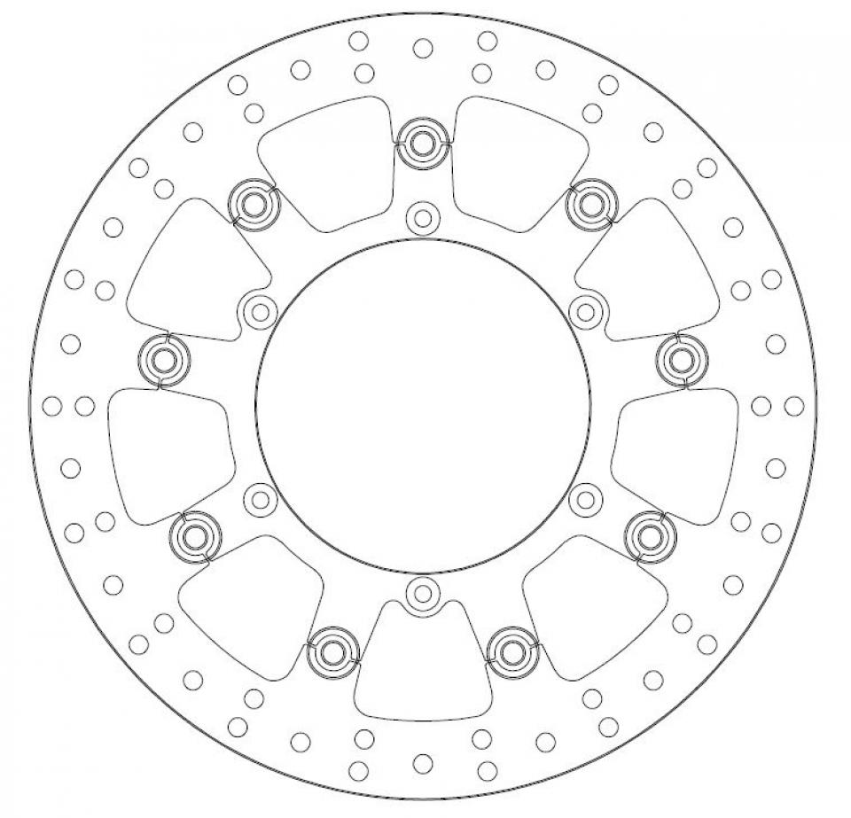 Disque de frein Ferodo pour Moto KTM 640 Lc4-E 2000 à 2006 AV Neuf