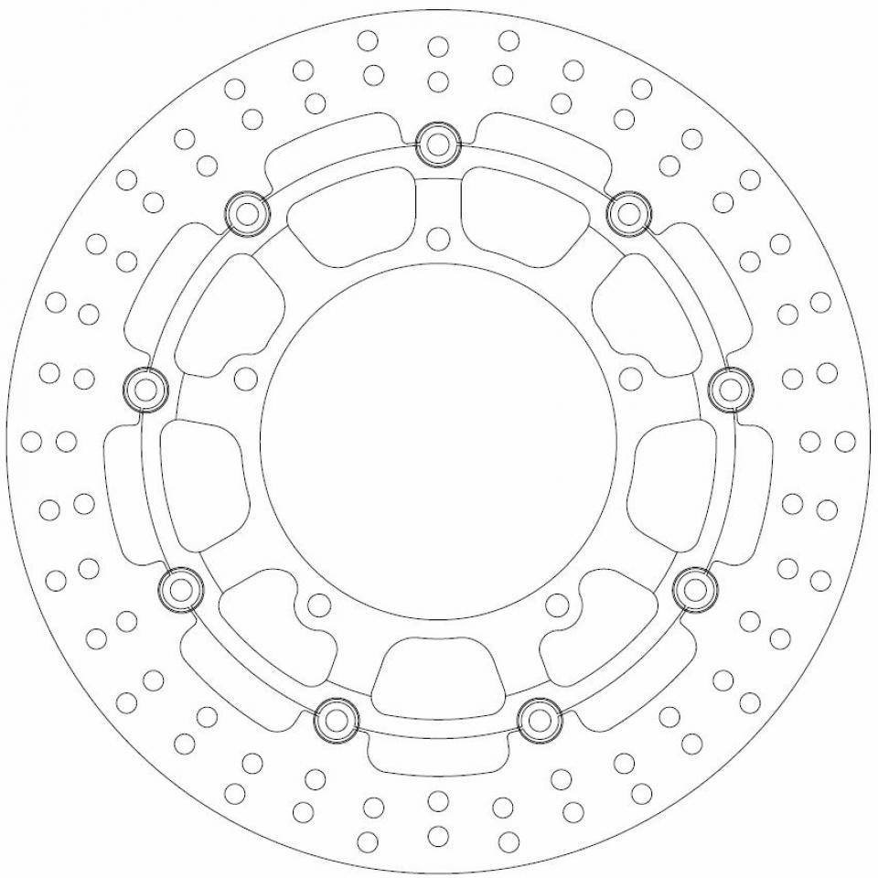 Disque de frein Ferodo pour Moto Yamaha 600 YZF R6 2017 à 2018 AVG / AVD Neuf