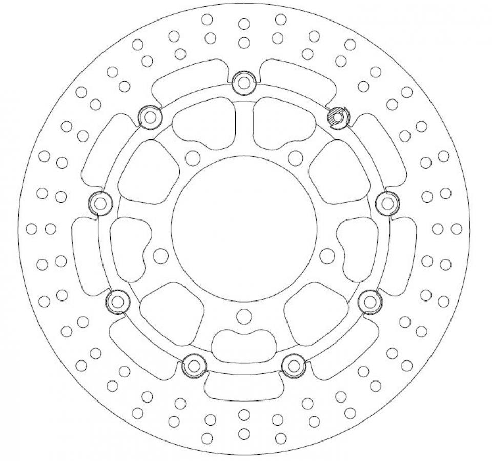 Disque de frein Ferodo pour Moto Suzuki 750 Gsx-R 2006 à 2007 AVG / AVD Neuf