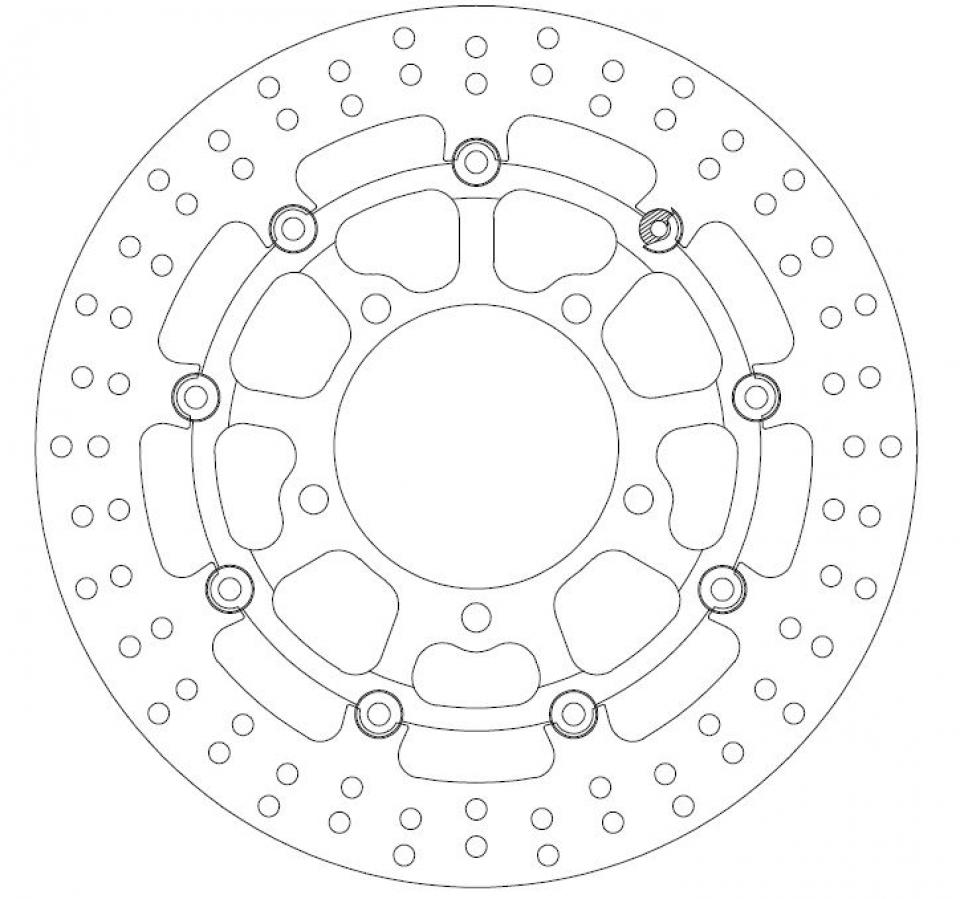 Disque de frein Ferodo pour Moto Suzuki 750 Gsx-R 2006 à 2007 AVG / AVD Neuf