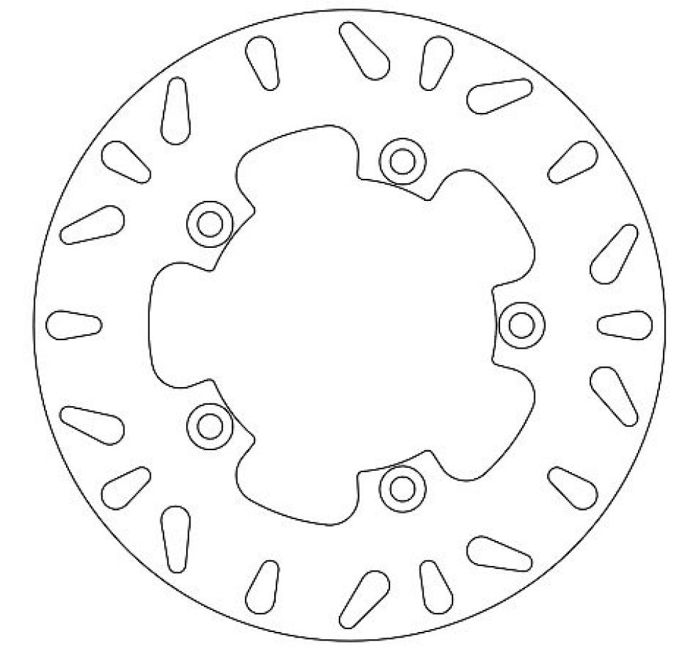 Disque de frein Ferodo pour Moto Aprilia 1000 RST Futura 2001 à 2003 AR Neuf