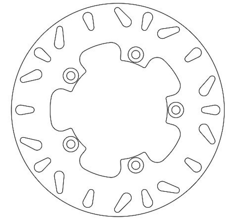 Disque de frein Ferodo pour Moto Aprilia 1000 RST Futura 2001 à 2003 AR Neuf