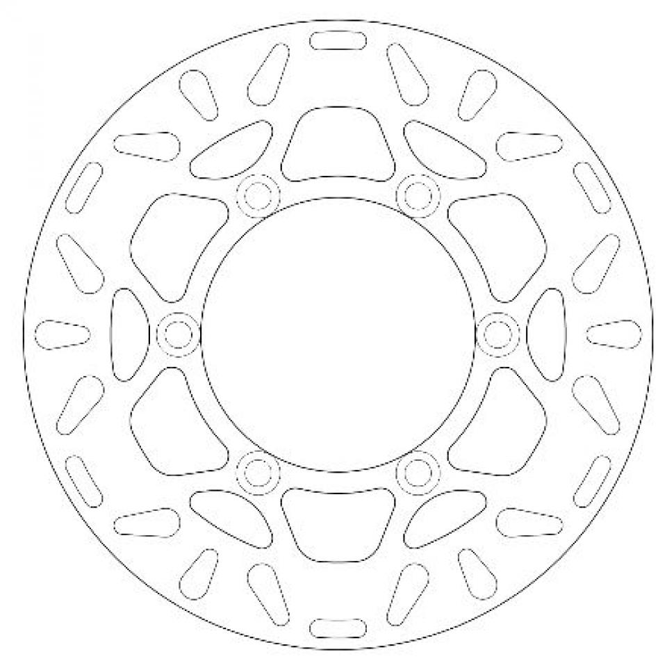 Disque de frein Ferodo pour Moto Kawasaki 80 Kx Grandes Roues 1993 à 2000 AV Neuf
