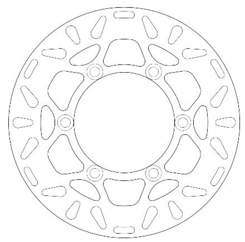 Disque de frein Ferodo pour Moto Kawasaki 80 Kx Grandes Roues 1993 à 2000 AV Neuf