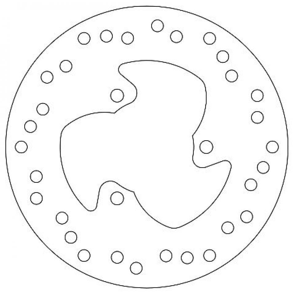 Disque de frein Ferodo pour Scooter MBK 180 Yp Skyliner 2003 à 2006 AR Neuf