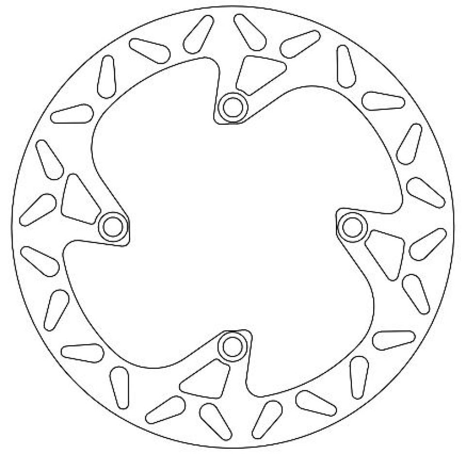 Disque de frein Ferodo pour Moto Husqvarna 449 SMR 2011 à 2012 AR Neuf