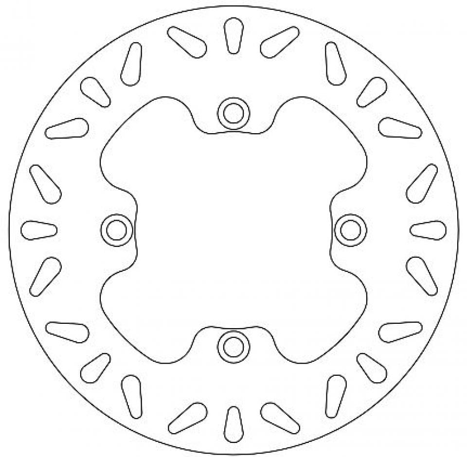 Disque de frein Ferodo pour Scooter Honda 600 FJS Silver Wing 2003 à 2005 AR Neuf