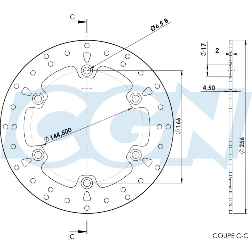 Disque de frein Galfer pour Scooter Honda 125 Forza Après 2015 Neuf
