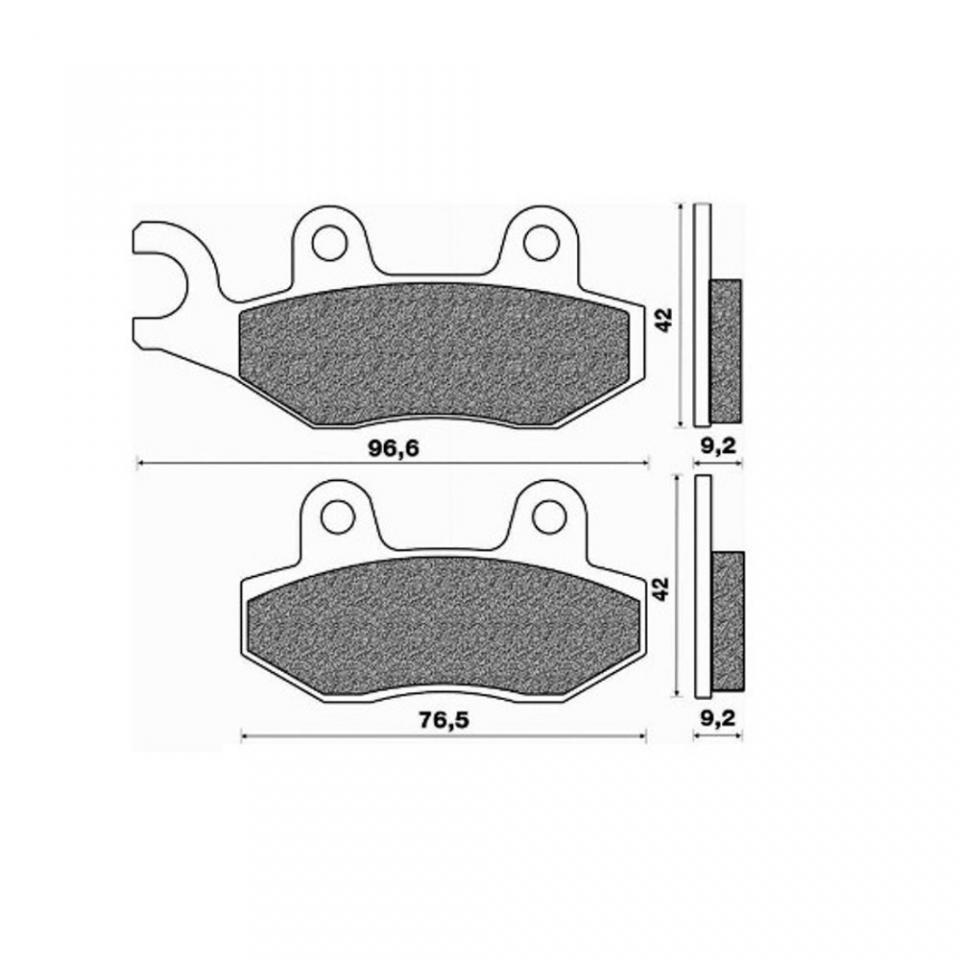 Kit disque de frein One pour scooter Kymco 300 People S i 2008 AVD AR Neuf