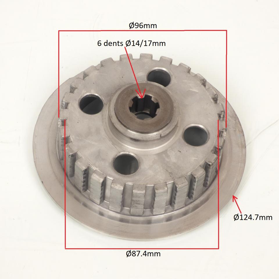 Embrayage cloche origine pour moto Honda 125 NSR 1989-1993 JC20E / KY4 Occasion