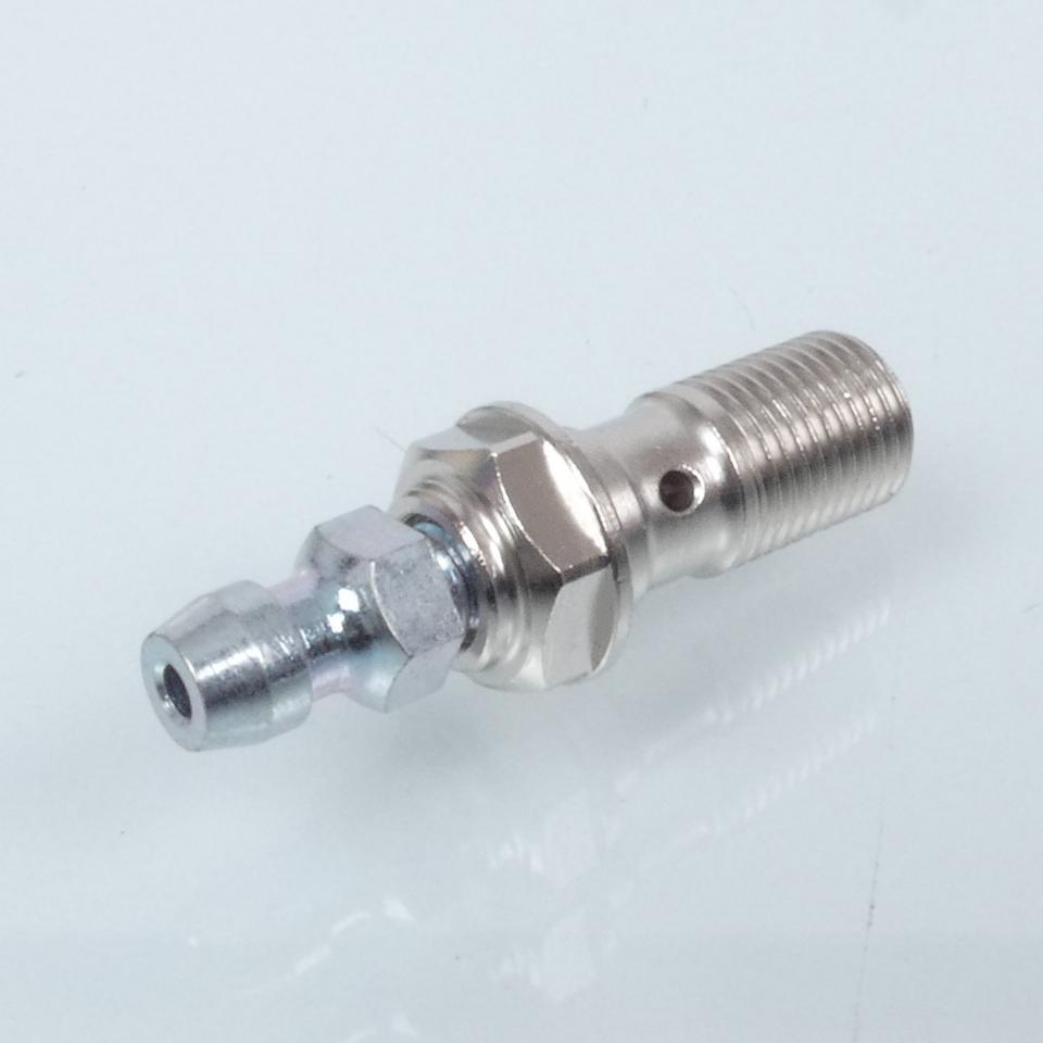 Vis raccord banjo frein France Equipement Ø10mm pas 100 avec purge pour moto