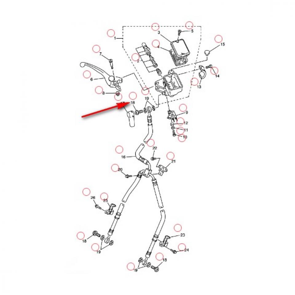 vis racoord banjo origine pour moto Yamaha 1300 FJR 2002 904011017200 Neuf