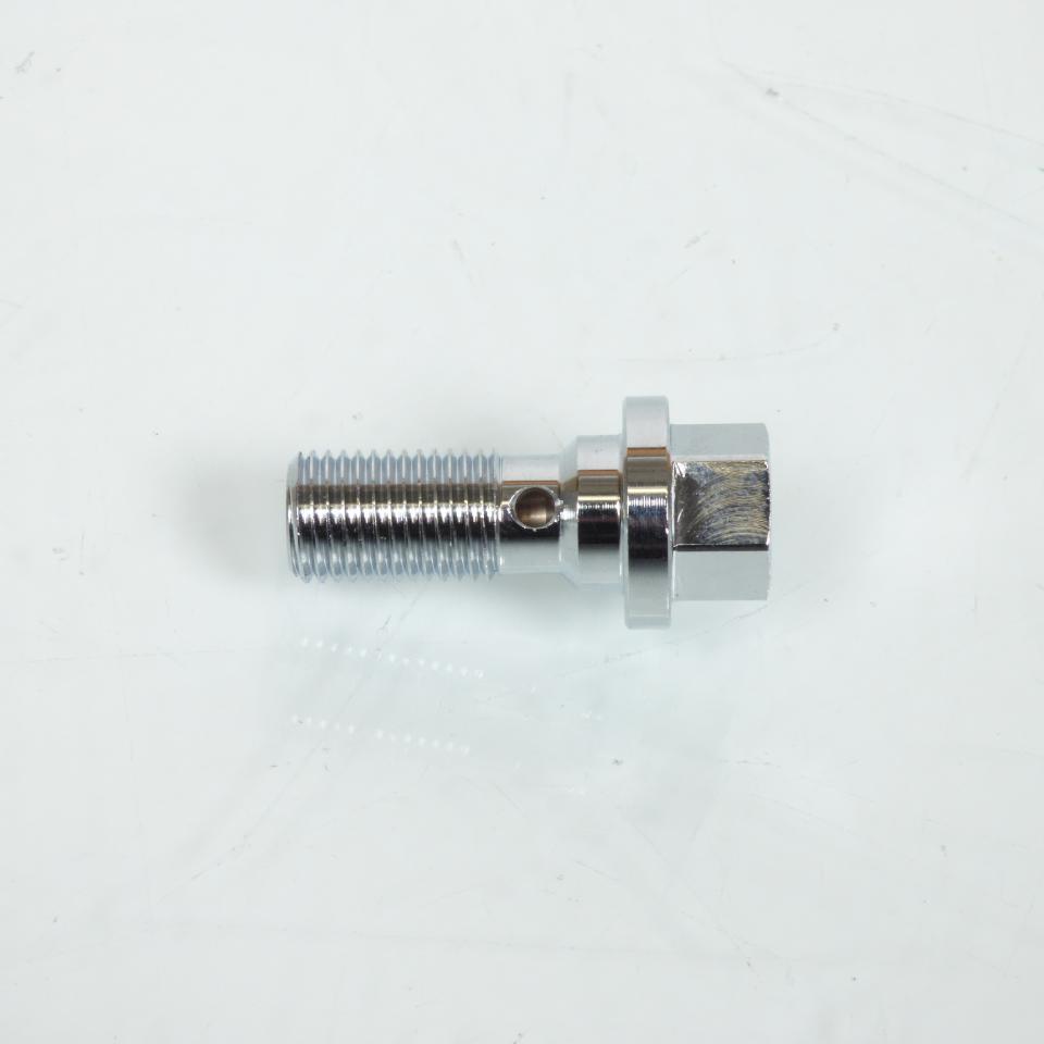 Vis chromé de raccord banjo durite frein 3/8 24G pour moto Harley Davidson