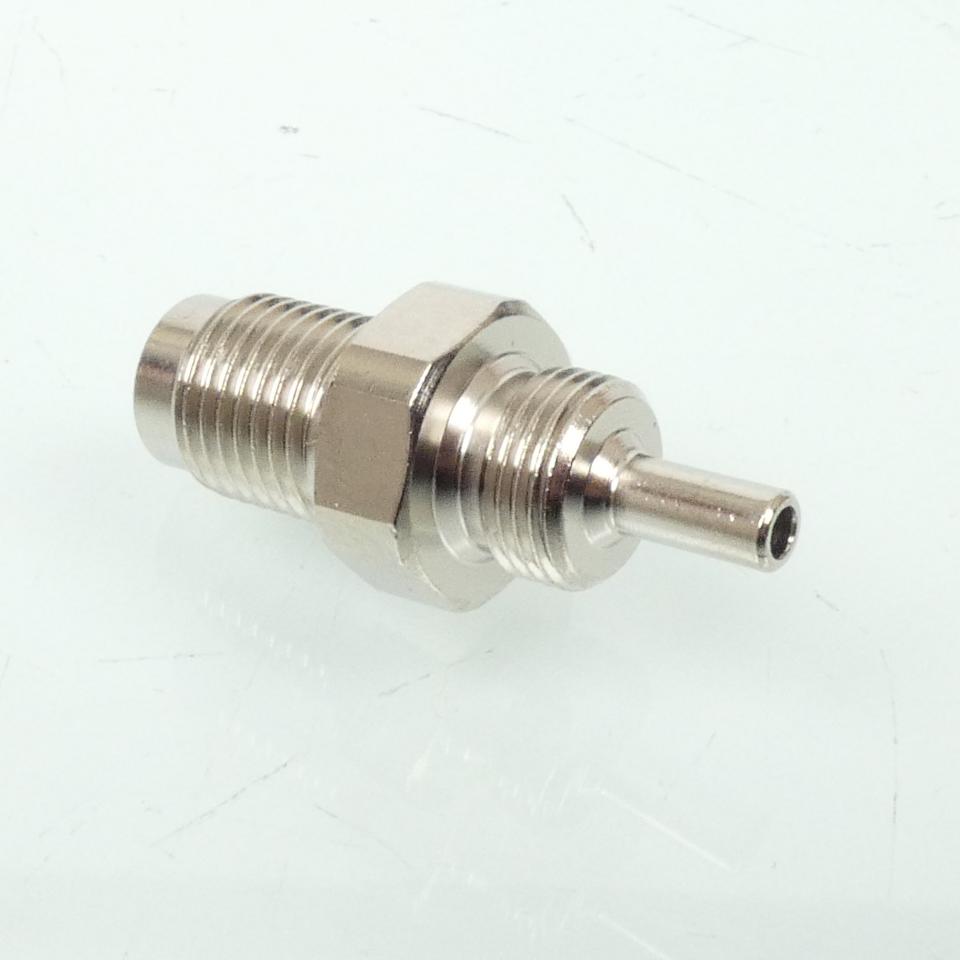 Embout raccord mâle M10 P1.00 durite frein aviation FE pour moto DFR11 Neuf
