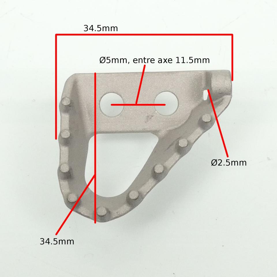 Embout appui pédale de frein arrière origine pour moto KTM 300 XC-W 2017 à 2018