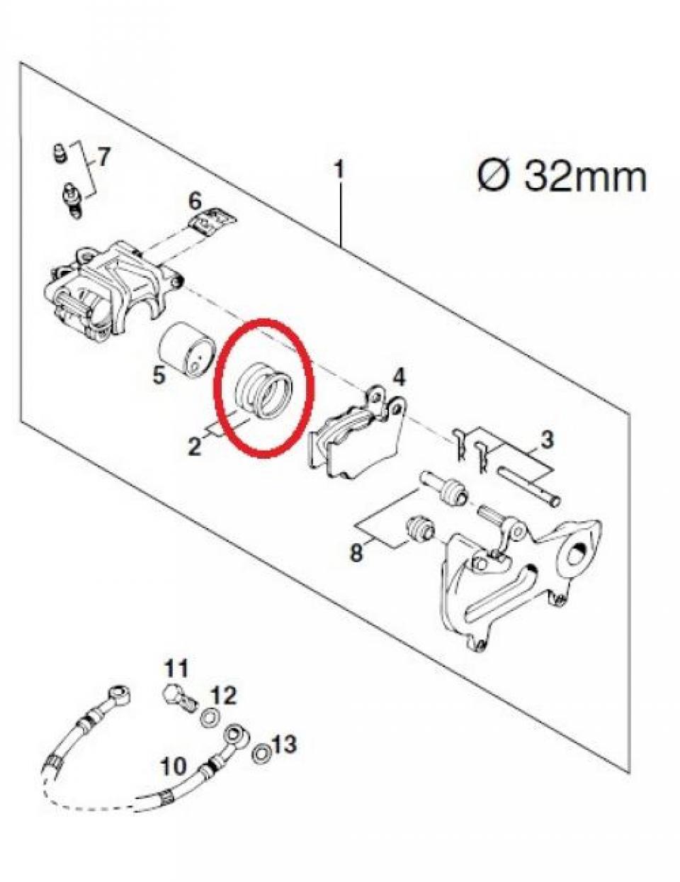 Freinage Brembo pour Moto KTM 300 EXC 2000 50313081000 Neuf
