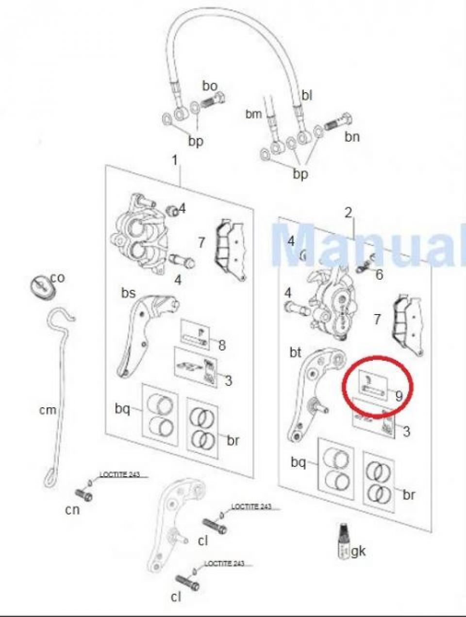 Freinage Brembo pour Moto KTM 640 Adventure Après 2005 600.13.017.000 Neuf
