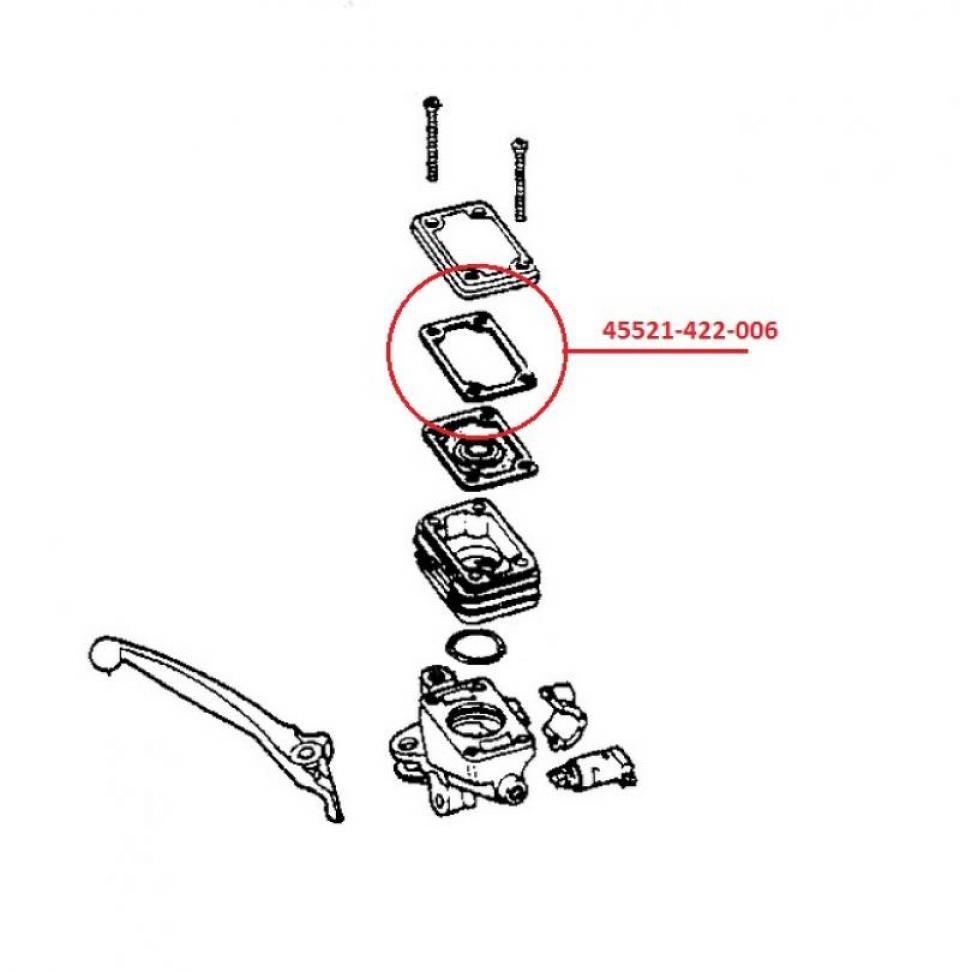 Freinage origine pour Moto Honda 1000 GL Goldwing 1979 à 1980 45521-422-006 Neuf
