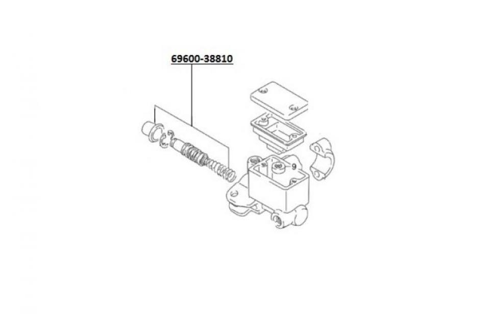 Freinage origine pour Moto Suzuki 350 DR 1990 à 1999 69600-38810-000 Neuf