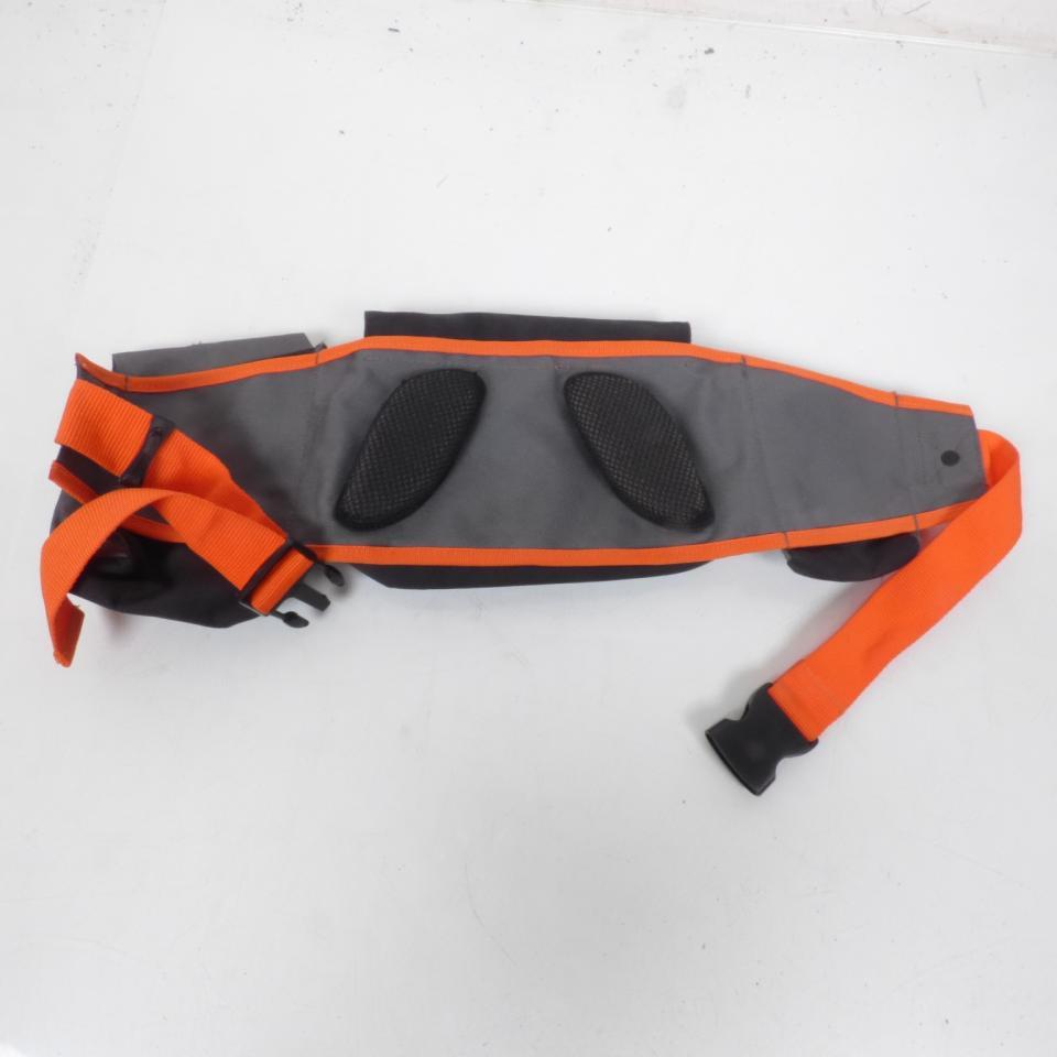 Ceinture ventrale orange équipé de sacoche idéal pour l'enduro, cross Destockage