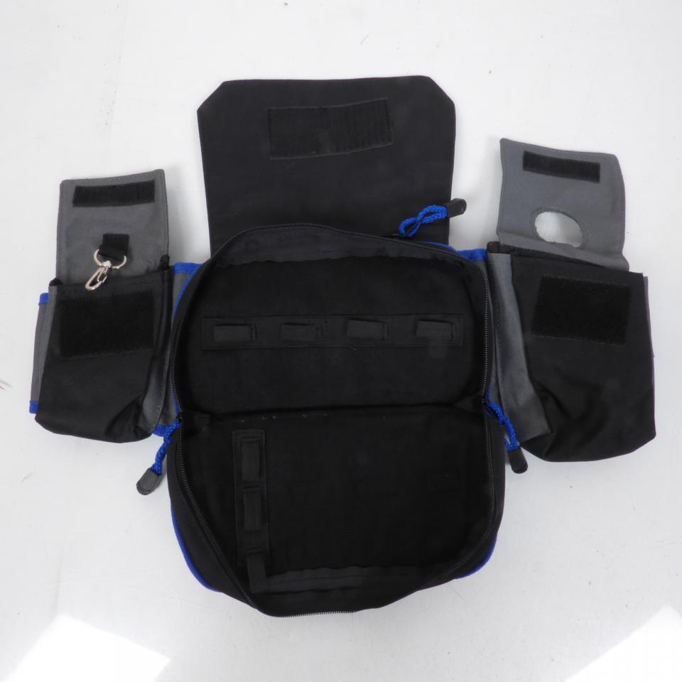 Ceinture ventrale bleu équipé de sacoche idéal pour l'enduro, cross Destockage