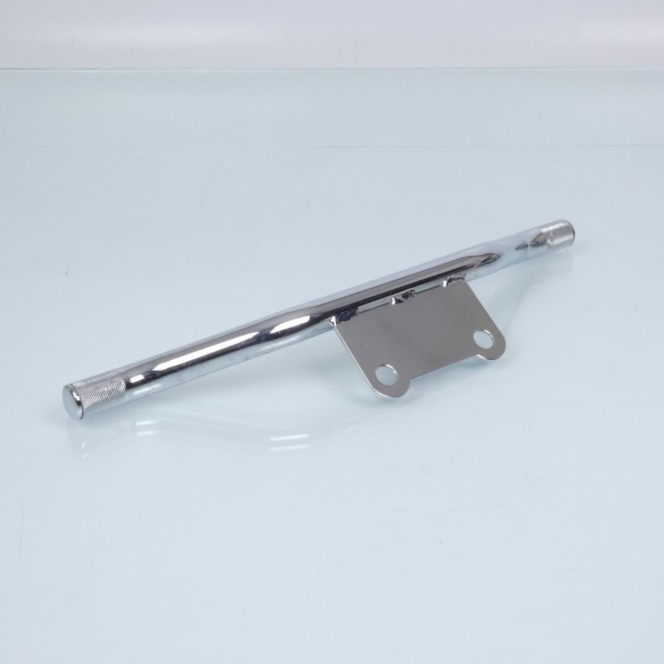 Barre support feu phare additionnel métal chromé largeur 360mm pour moto custom