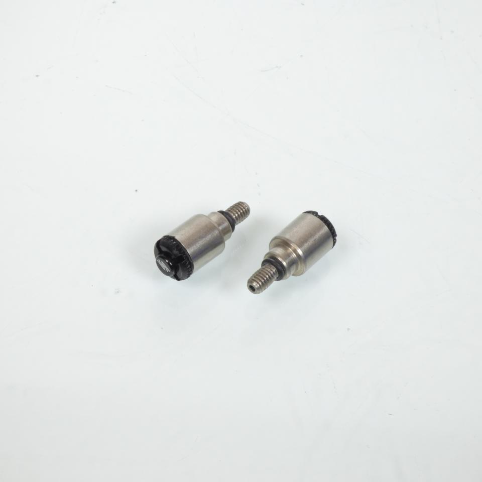 Paire purgeur de fourche noir Scar M4x0.7 pour fourche moto WP Marzocchi Ohlins