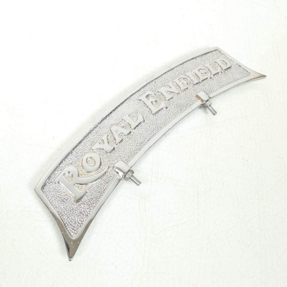 Plaque immatriculation de garde boue avant pour moto ROYAL ENFIELD Bullet Chromé