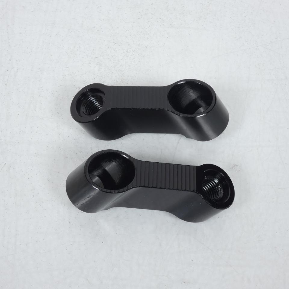 Paire prolongateur de rétroviseur noir Chaft pour moto IN731 M10 pas 125 Neuf