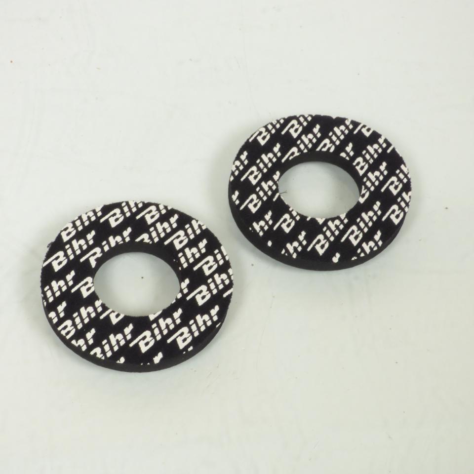Donuts mousse protection de guidon Bihr noir blanc pour moto cross enduro Neuf
