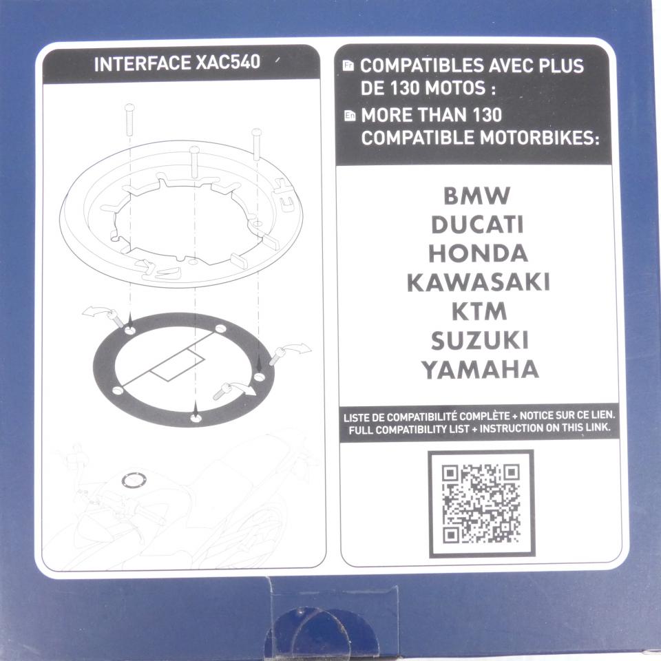 Support de fixation Lock'n Start Ø8.2cm sacoche Bagster pour moto Suzuki Neuf