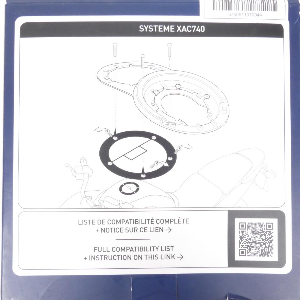 Support de fixation sacoche XAC740 LOCK'N START déporté Bagster pour moto BMW