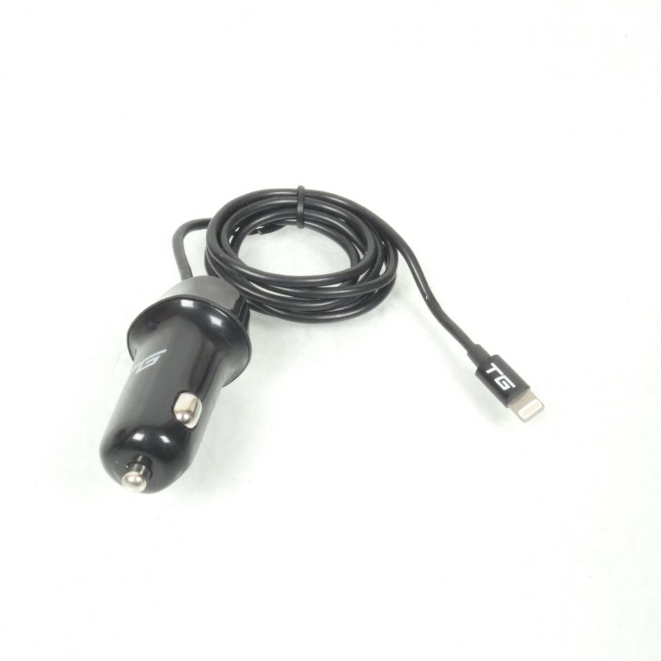Chargeur allume cigare IPhone Lightning TECNO GLOBE pour moto 12V/24V 2.4A