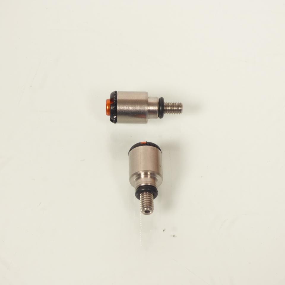 Purgeurs de fourche M4x0.7 orange noir gris Scar pour moto cross enduro TT S8001