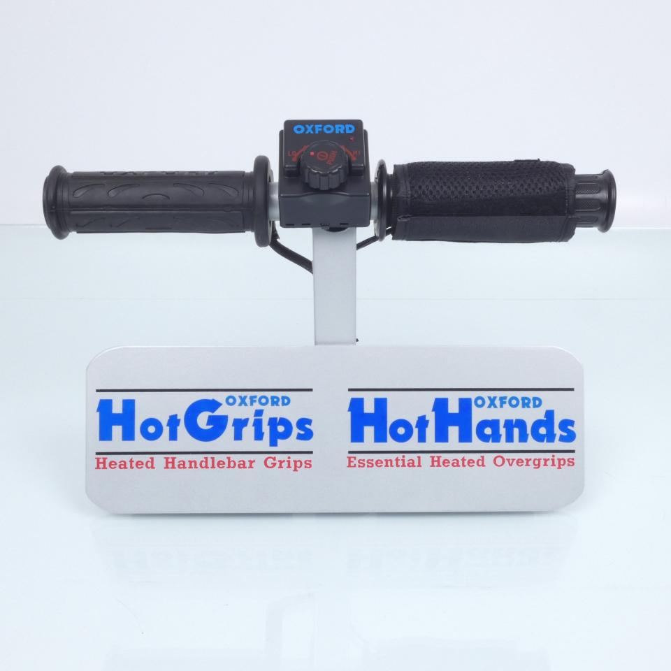 Poignée chauffante démonstration Oxford Hot Grips & Hot Hands pour moto Neuf