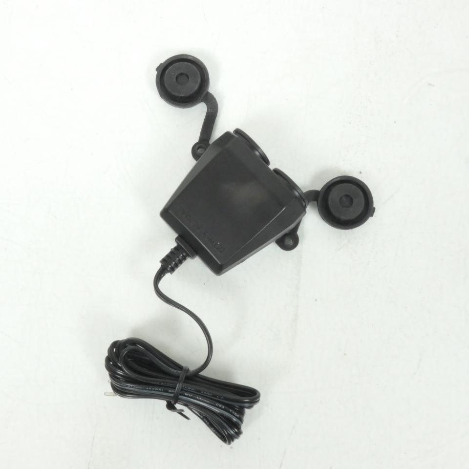 Double prise allume cigare Ø20mm 12V 10A 1.4m HEBE pour moto scooter Quad Neuf