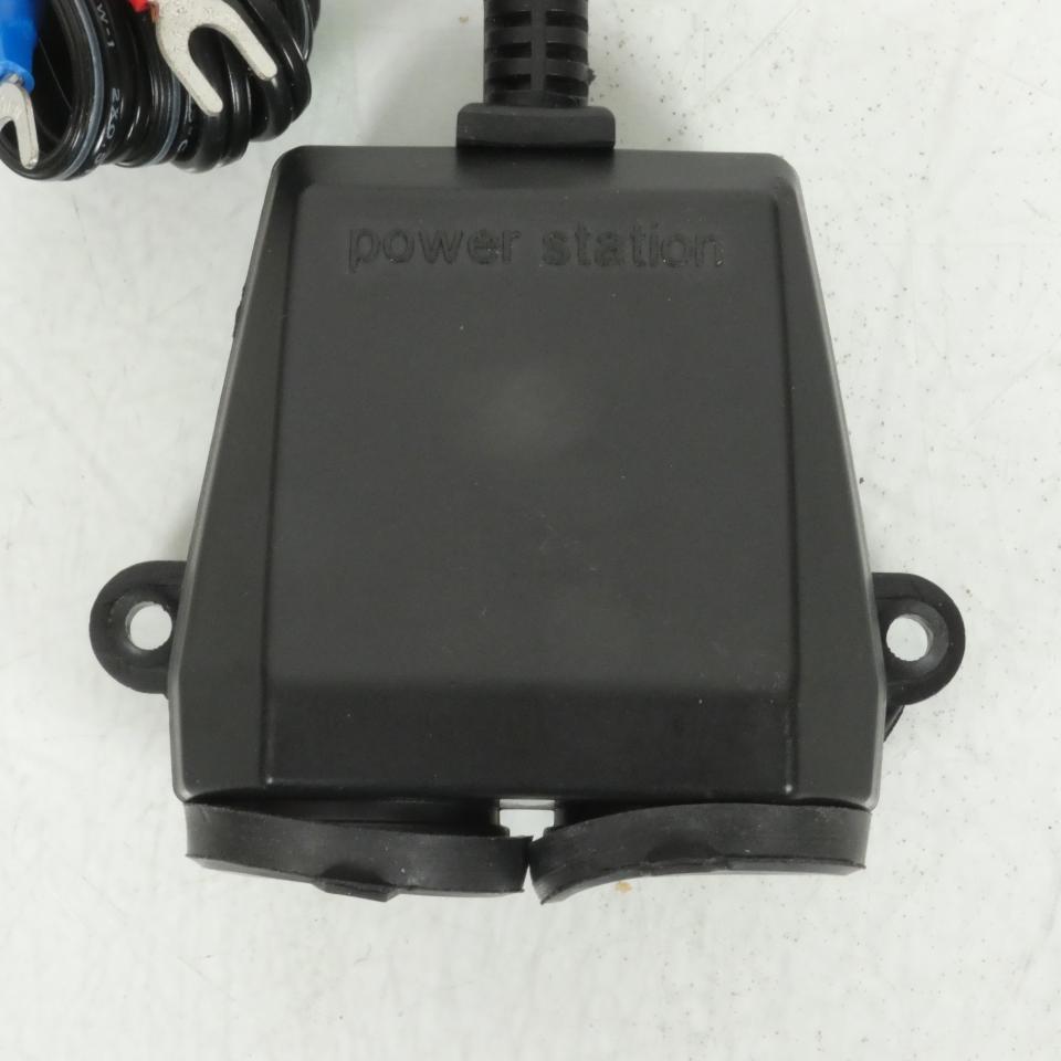 Double prise allume cigare Ø20mm 12V 10A 1.4m HEBE pour moto scooter Quad Neuf