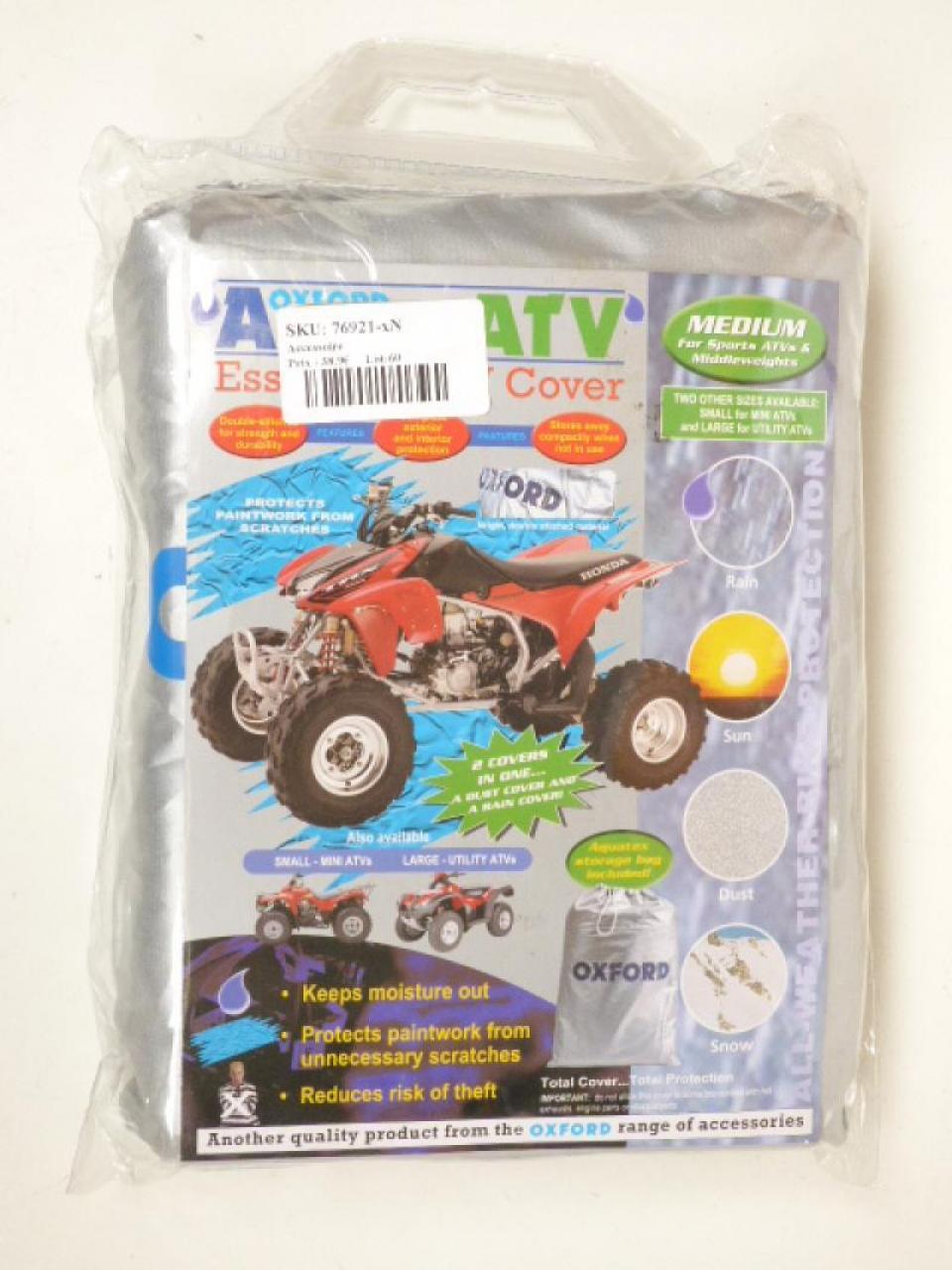 Accessoire Oxford pour Quad ATV OF763 Neuf