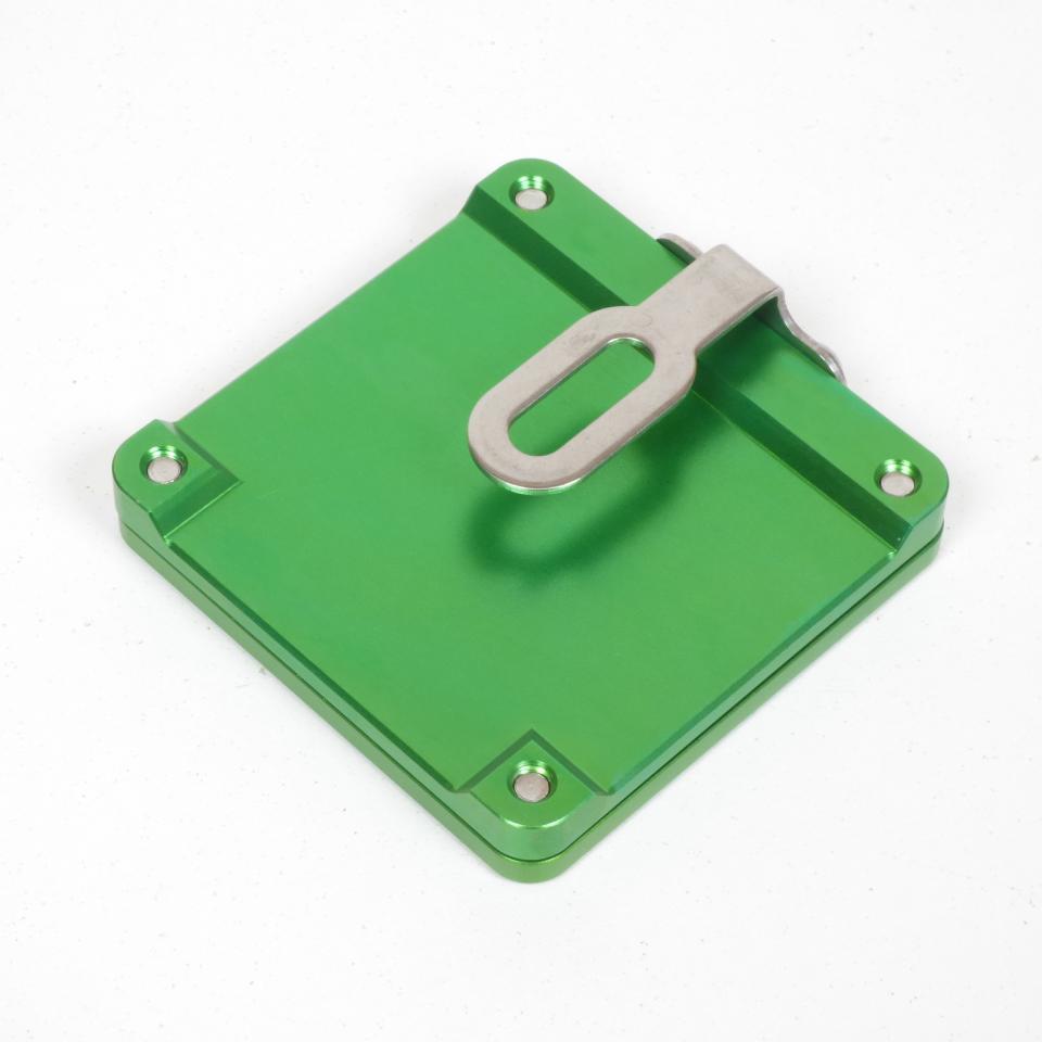 Support alu vignette assurance carré vert Mad pour moto scooter quad Neuf