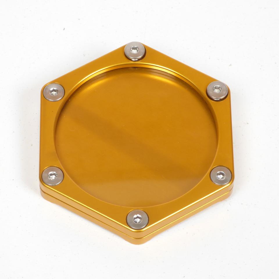 Support alu vignette assurance hexagonal or Mad pour moto scooter quad Neuf