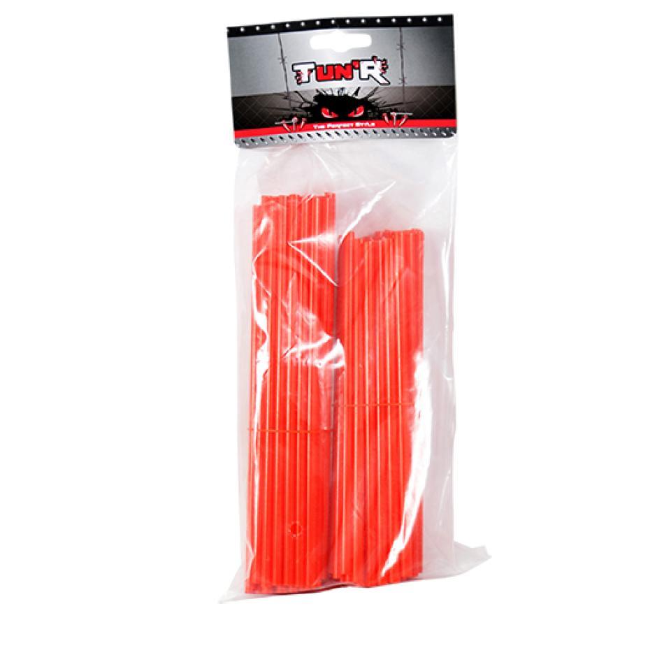 Lot de 76 couvre rayon rouge de jante avant et arrière pour moto cross enduro trial Neuf