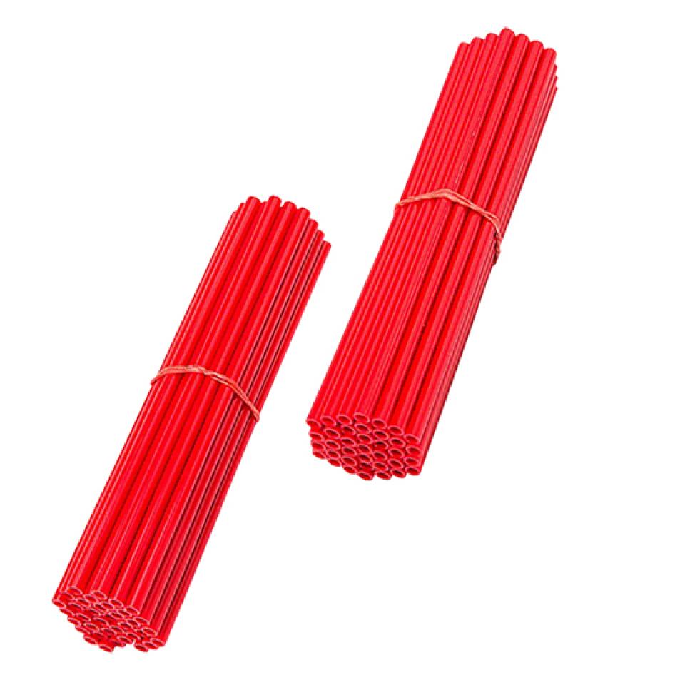 Lot de 76 couvre rayon rouge de jante avant et arrière pour moto cross enduro trial Neuf