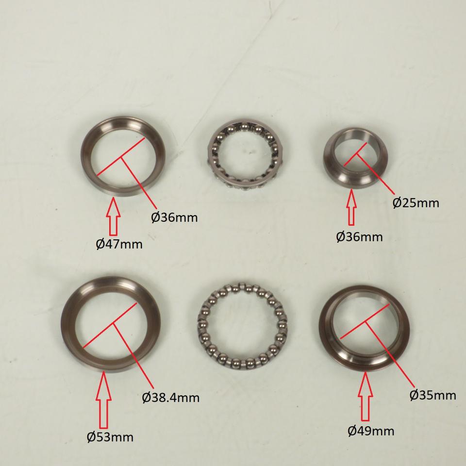 Kit roulement de direction RMS pour Scooter Yamaha 250 Xmax 2010 à 2011 Neuf