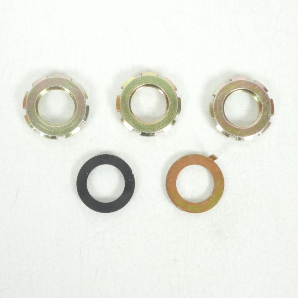 Kit écrous cannelés M25 de direction pour scooter Peugeot 125 Django 2T 804474