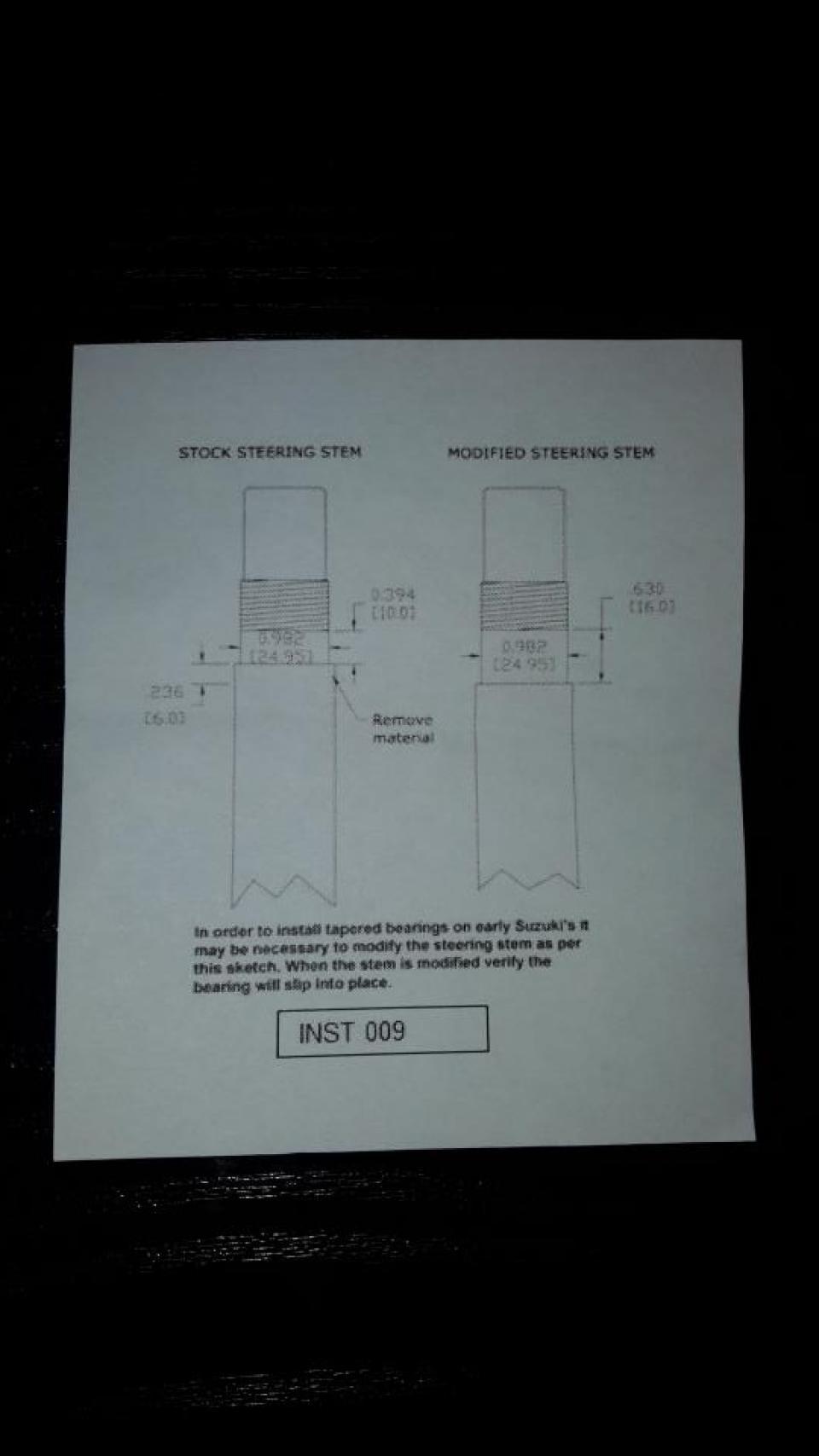 Kit roulement de direction All Balls pour Moto Suzuki 200 SP 1986 à 1988 22-1019 Neuf