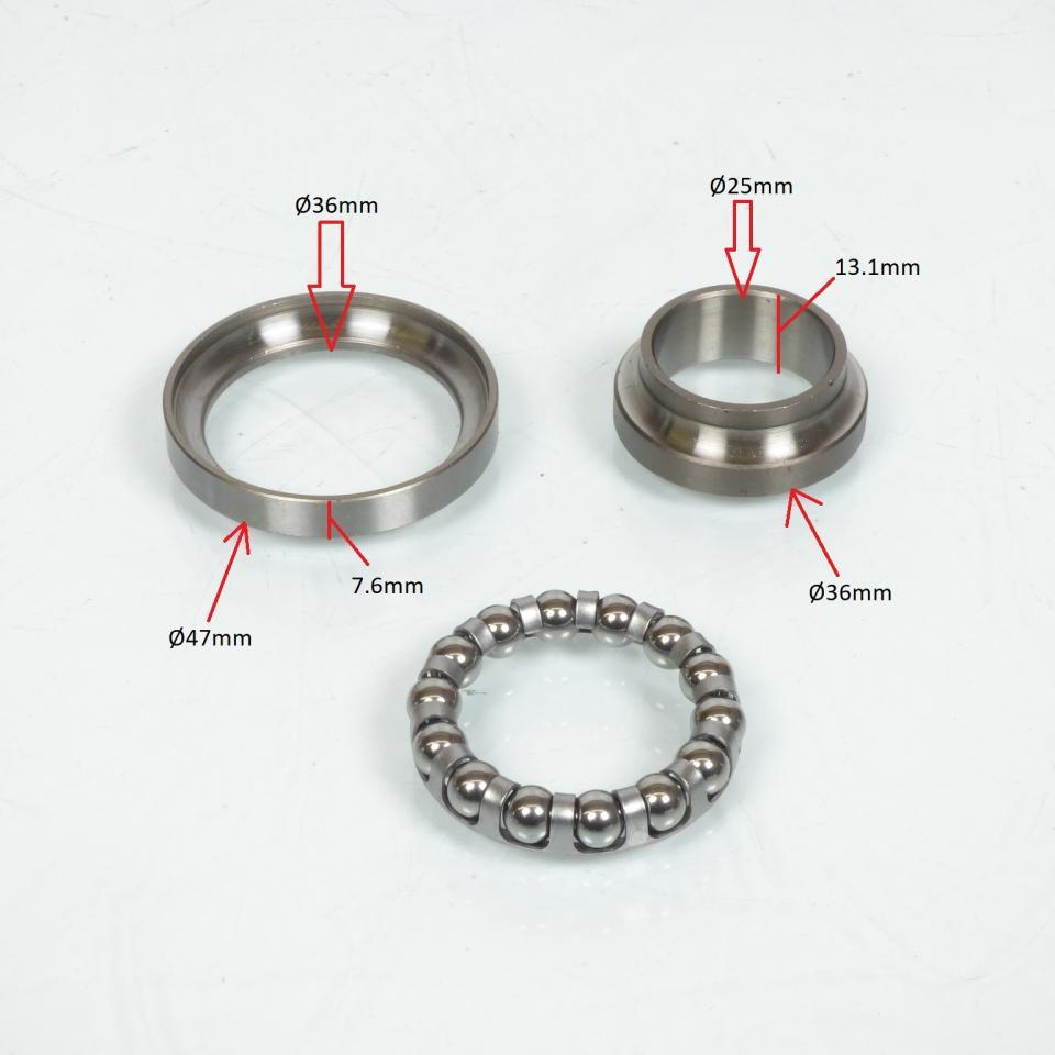 Kit roulement de direction Sifam pour Scooter Kymco 125 Dink Street 2009 à 2010 Neuf