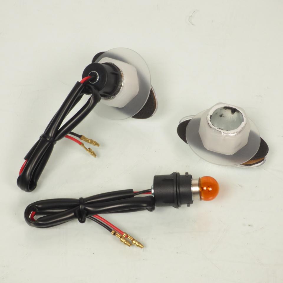 Clignotant ovale à ampoule flanc de carénage Replay pour moto 12V 10W Neuf